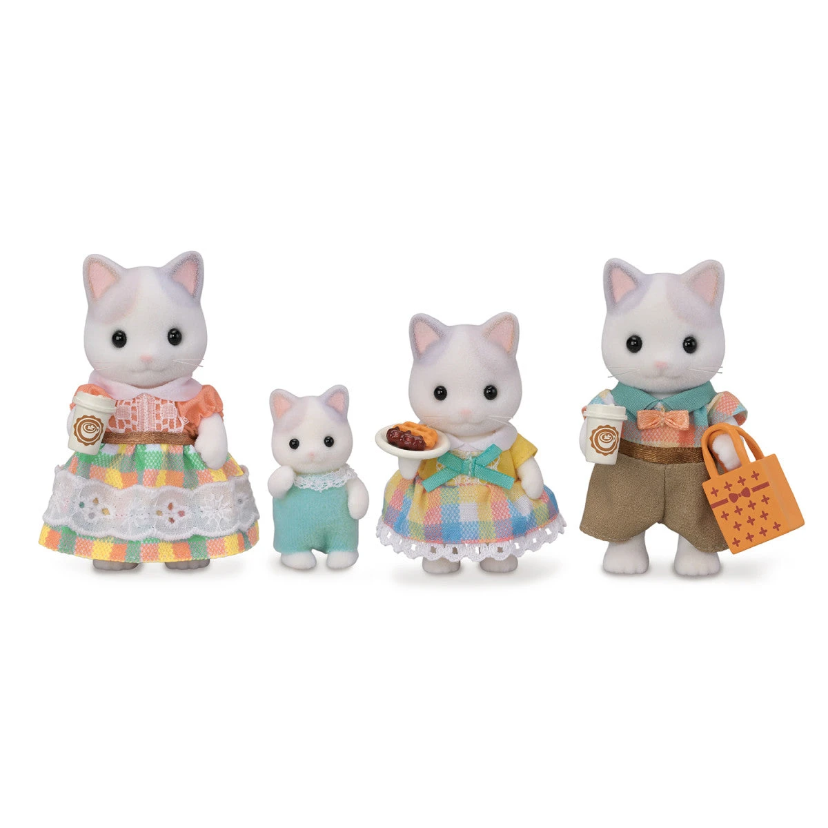 Calico Critters Family: Latte Cat Family 3 Calico Critters Family: Latte Cat Family
