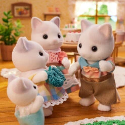 Calico Critters Family: Latte Cat Family 12 Calico Critters Family: Latte Cat Family -Ooly Shop 020373221611 l 04