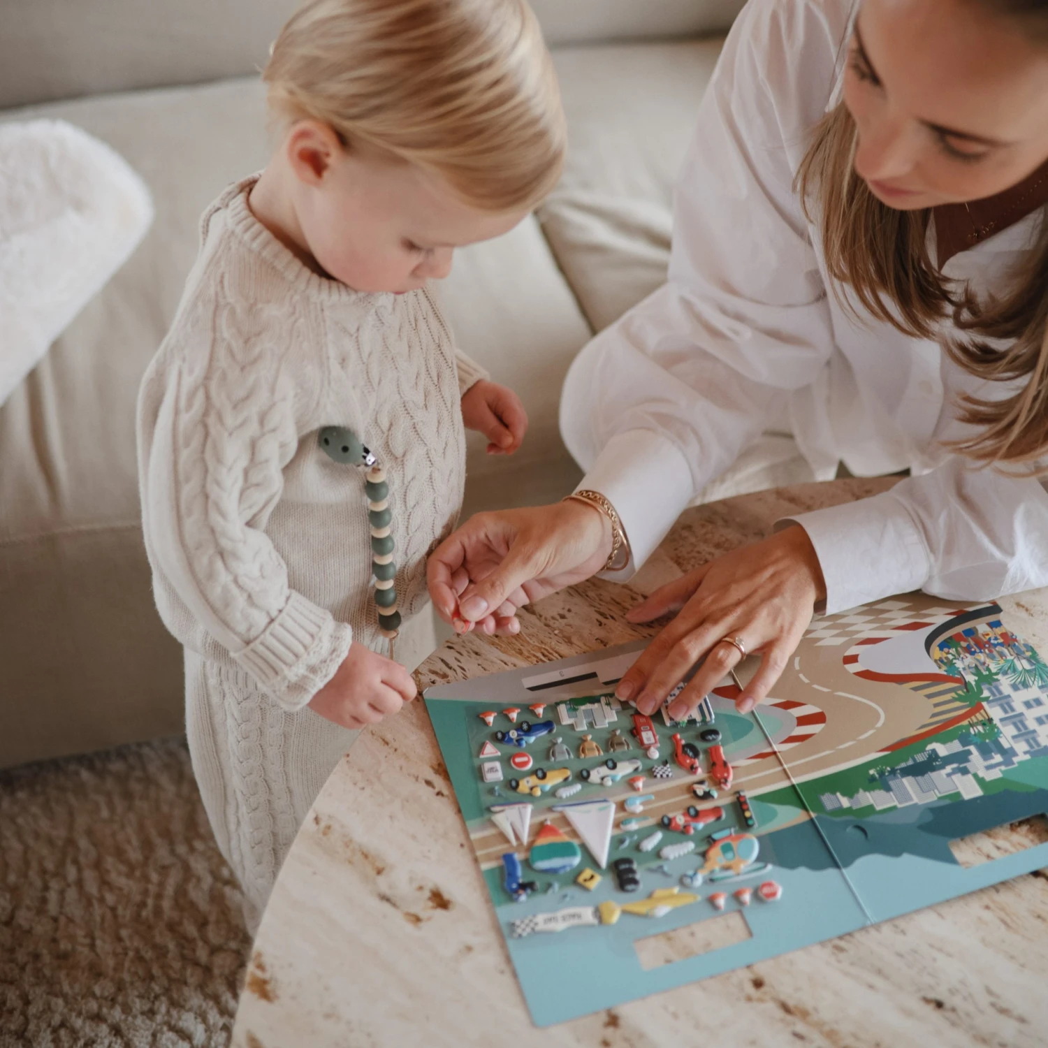 Mushie Reusable Sticker Sets: 7 Mushie Reusable Sticker Sets: - Image 5