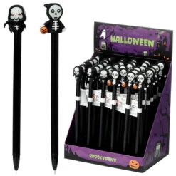 Glow In The Dark Halloween Ghouls & Skeleton Fine Tip Pen