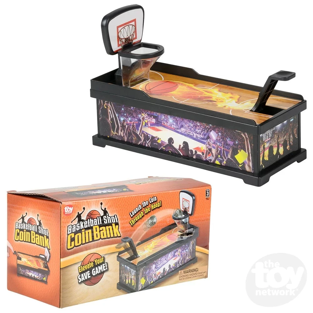 Basketball Shot Coin Bank 3 Basketball Shot Coin Bank