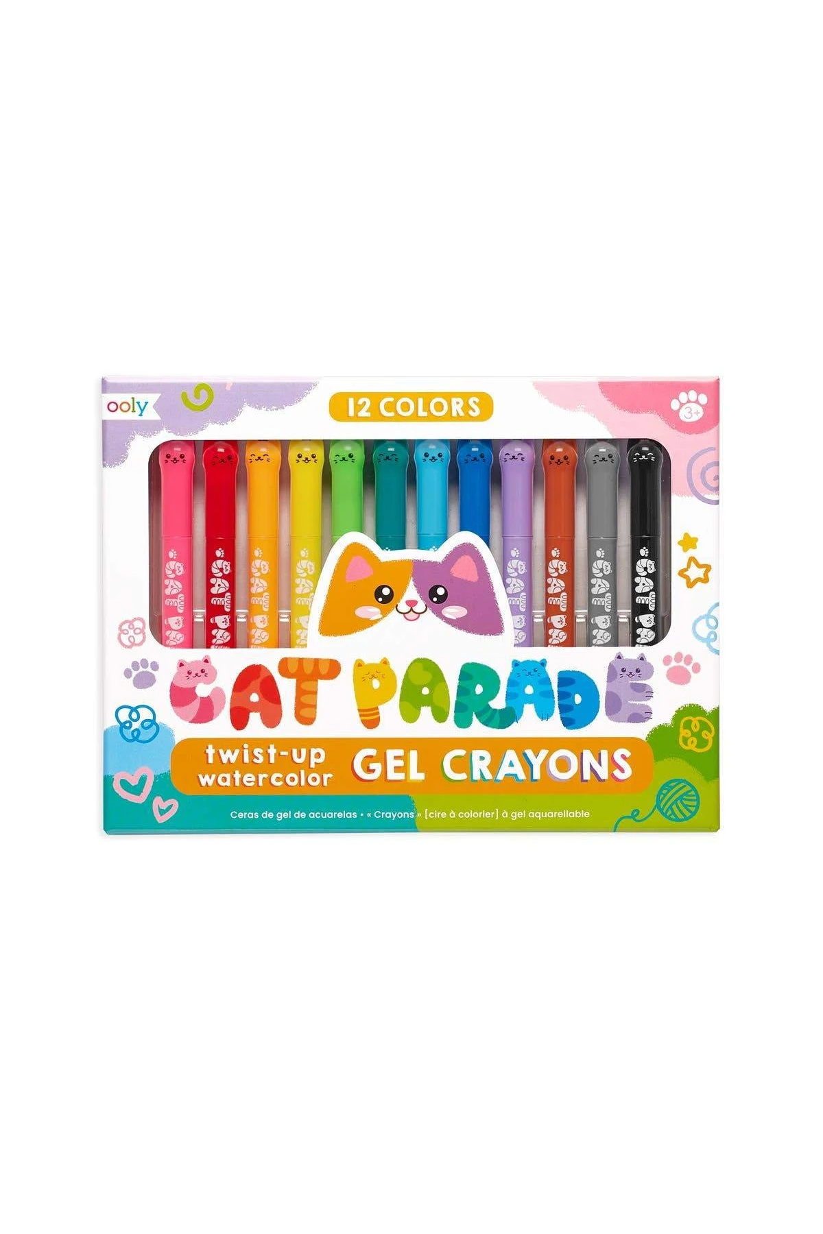 Ooly Cat Parade Gel Crayons 3 Ooly Cat Parade Gel Crayons