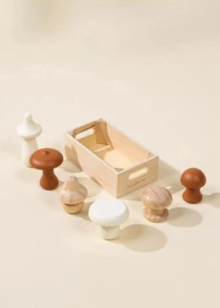 Wooden Mushrooms Playset -Ooly Shop 564329cf5014e652ead101b13f14314c3754012c9a913112cabacf418a1cbe94