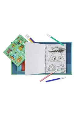 SCHYLLING Coloring Set: Monster Mash -Ooly Shop 60273 Tiger Tribe Mash Up Colouring Set Monster Mash Contents2 web