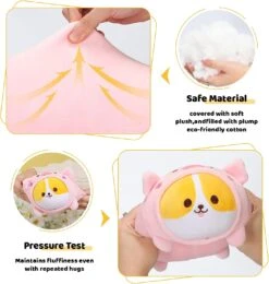 Cute Pig Corgi Plush Pillow 8in -Ooly Shop 71bvLzjBlGL. AC SL1500