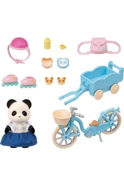 Calico Critters Set: Cycle & Skate Set - Panda Girl -Ooly Shop 71zgu DcX7S. AC SL1500