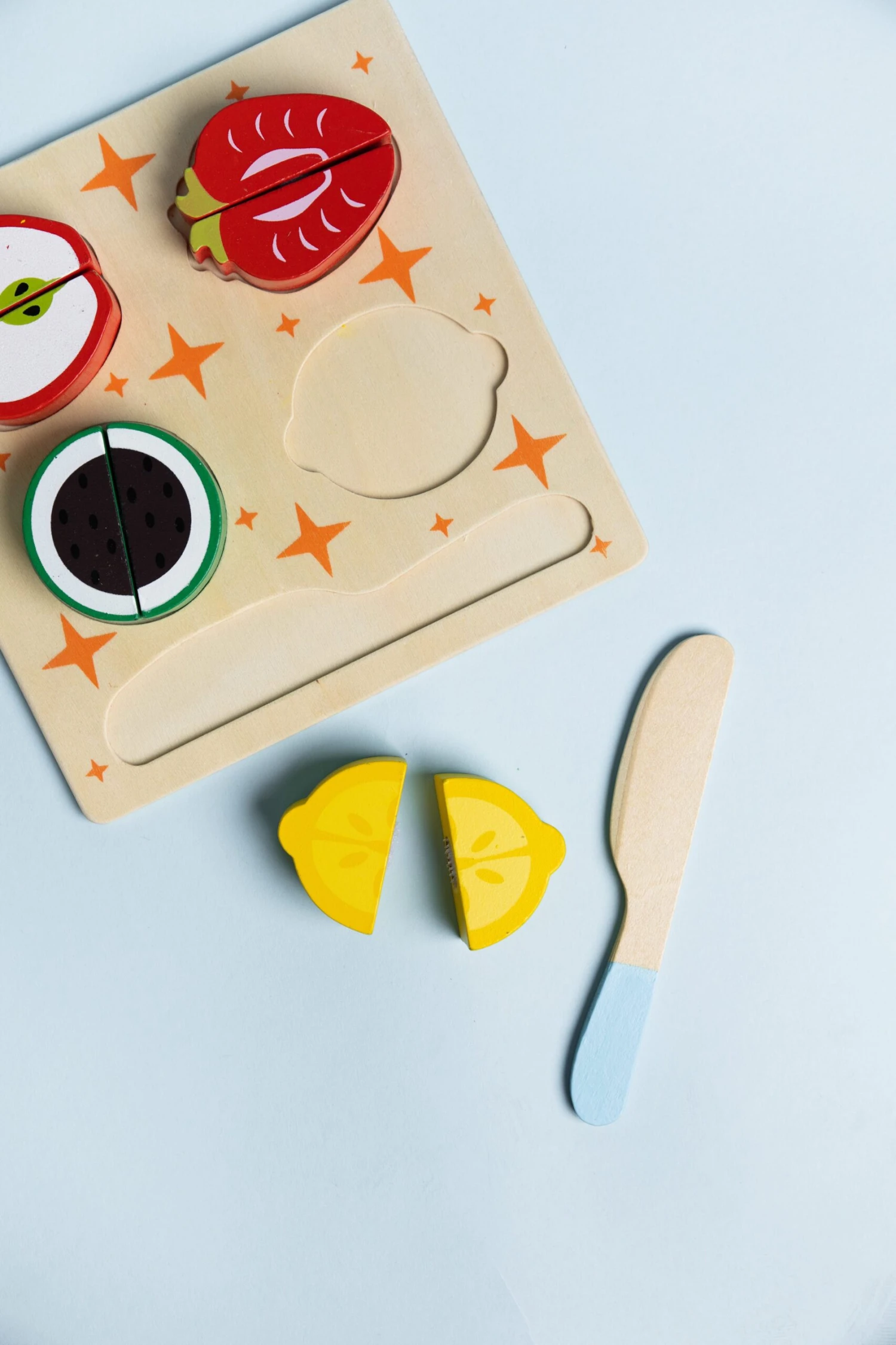 Wooden Toy Cutting Board Sets 4 Wooden Toy Cutting Board Sets - Image 2