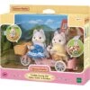 Calico Critters Set: Tandem Cycling Set - Husky Sister & Brother -Ooly Shop 81p1AqtENHL. AC SL1500