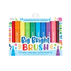 Ooly Big Bright Brush Jumbo Markers