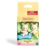 Calico Critters Set: Chocolate Rabbit Twins 1 Calico Critters Set: Chocolate Rabbit Twins -Ooly Shop CC2099