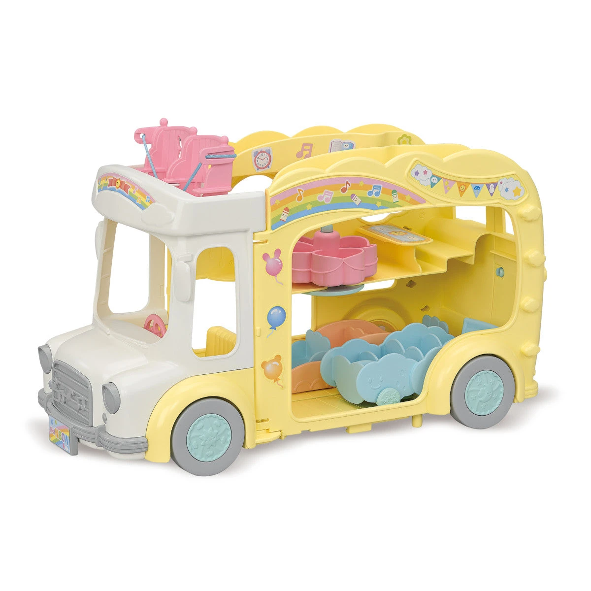 Calico Critters Set: Rainbow Fun Nursery Bus 3 Calico Critters Set: Rainbow Fun Nursery Bus