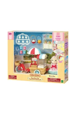 Calico Critters Set: Popcorn Delivery Trike -Ooly Shop CalicoCrittersSetPopcornDeliveryTrike