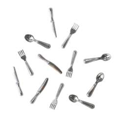 Dam Sam & Julia-Mini Matchboxes Single -Ooly Shop Cutlery