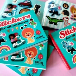 Sticker Book Blue -Ooly Shop IMG 5690 4799a3ad 6f8a 4ca9 86c6 74c35f9434a4