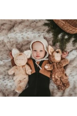 Cozy Dozy Dinkum Doll -Ooly Shop OE Cozy Dinkum Doll Fawny Twiggy Twinkle ourgirlielittlelife