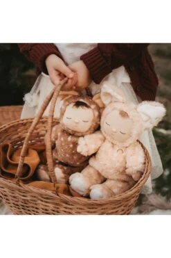 Cozy Dozy Dinkum Doll -Ooly Shop OE Cozy Dinkum Doll Fawny Twiggy Twinkle ourgirlielittlelife 3
