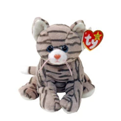 Beanie Baby Gray Silver Cat II