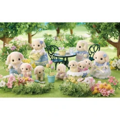 Calico Critters Flora Rabbit Family -Ooly Shop TheFloraRabbitFamilycalico