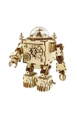 AM601, Steam Punk DIY 3D Wooden Puzzle Music Box: Orpheus