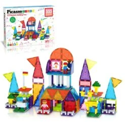 333 Piece Magnetic Brick Tile Combo Set -Ooly Shop bricks