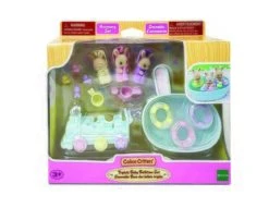Calico Critters Triplets Baby Bath Time