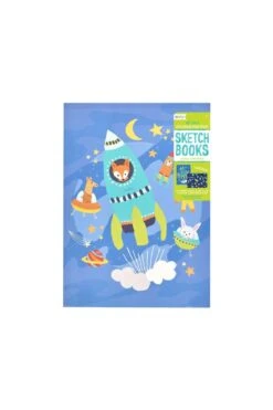 Ooly Space Critters Doodle Pad Duo Sketchbook - Set Of 2