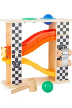 Rally Hammering Marble Run