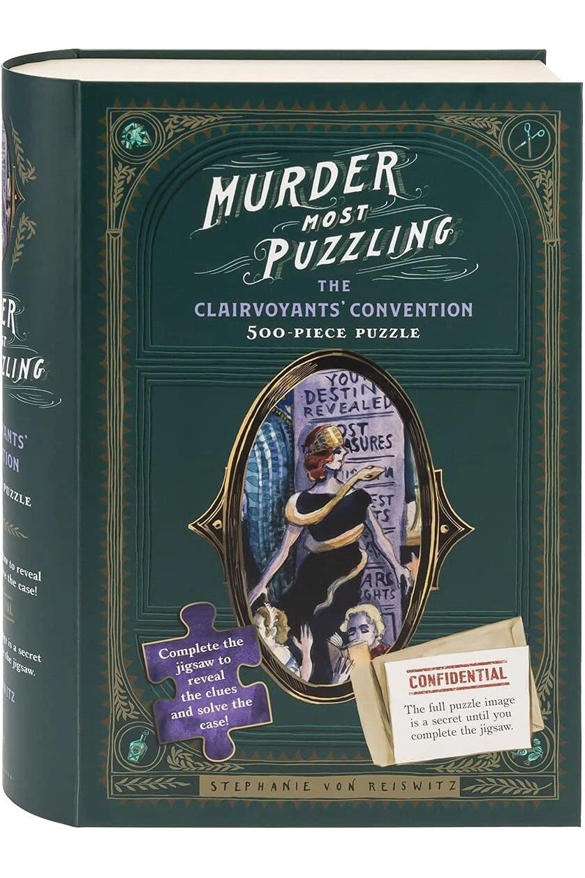 Murder Most Puzzling: The Clairvoyants' Convention 500-Piece Puzzle 3 Murder Most Puzzling: The Clairvoyants' Convention 500-Piece Puzzle