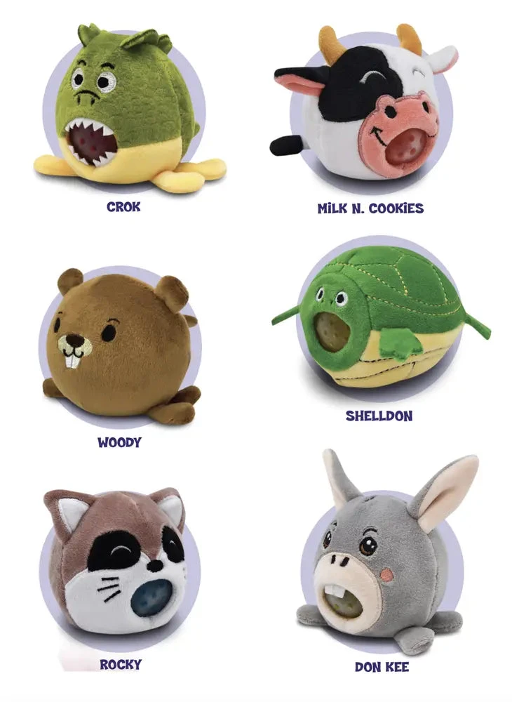 PBJ's Plush Ball Jellies -Critter Crew 3 PBJ's Plush Ball Jellies -Critter Crew