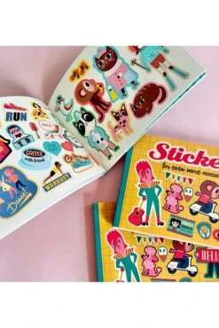 Sticker Book Yellow