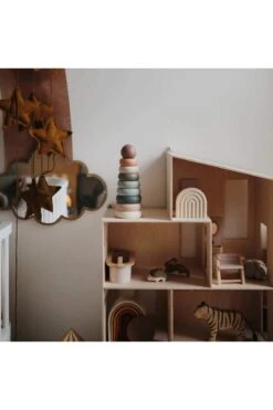 Mushie Stacking Rings Toy -Ooly Shop tm Mushie Stacking Rings Toy Original