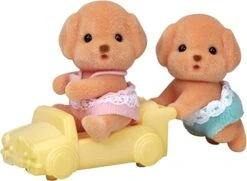 Calico Critters Family: Toy Poodle Twins