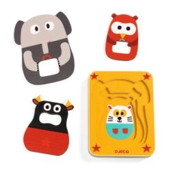 Djeco Leo & Co Wooden Puzzle